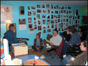 Bill Staines entertaining at the Stone Soup Coffeehouse